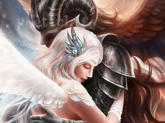HD wallpaper: anime, anime girls, angel, demon, angel wings, art and craft  | Wallpaper Flare