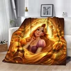 Tangled Rapunzel Priness Flannel Thin Blanket.King Size Four Season Blanket.for Sofa,Bed,Living Room,Travel Picnic Blankets Gift 3