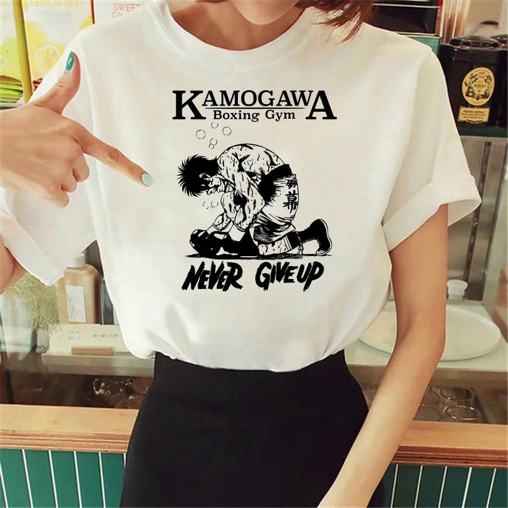 

Футболка Hajime No Ippo, женская уличная одежда, дизайнерская женская футболка с рисунком
