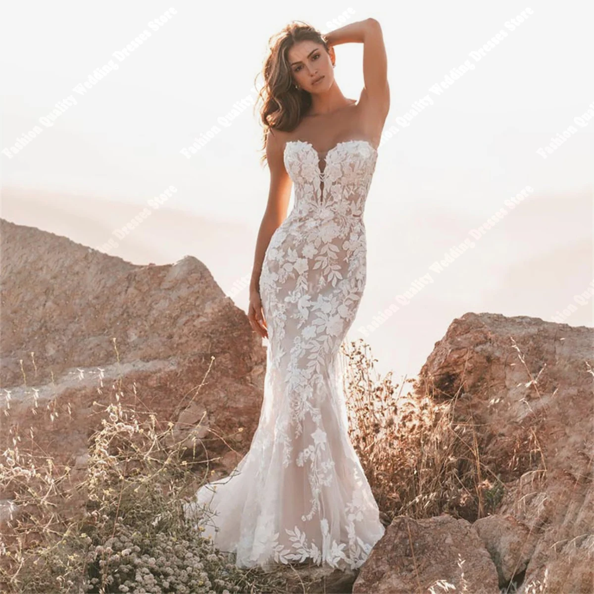 Роскошные свадебные платья-русалки