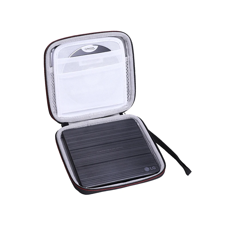 Custodia Rigida In Eva Per Lg Electronics 8X/Dell Dw316/Roofull Usb Esterno Cd Dvd Drive Borsa Per Il Trasporto (Solo Borsa!)