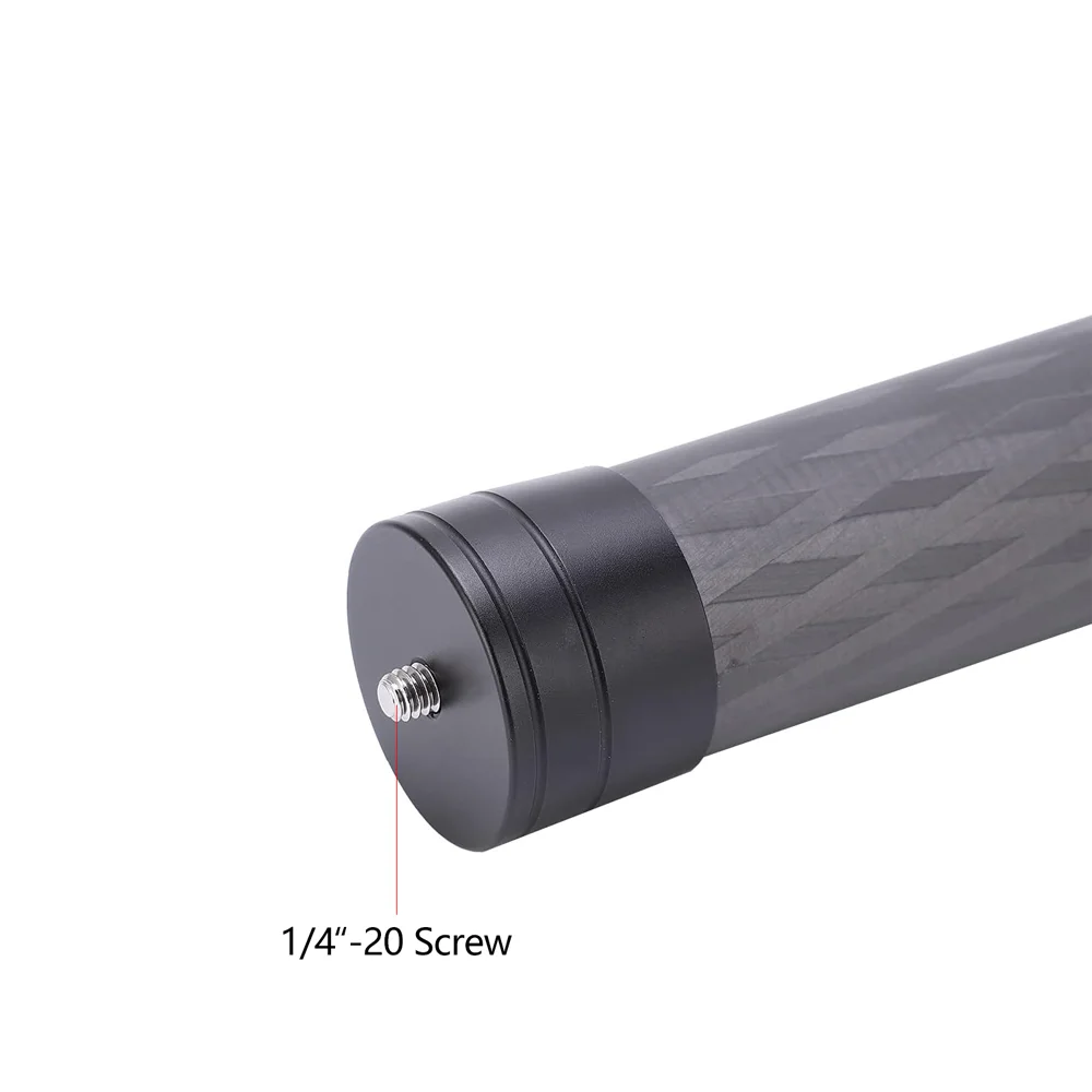 25cm/35cm/50cm Carbon Extension Rod Stabilizer Extension Handheld Pole for GoPro insta360 DSLR DJI RS3 RS4 OSMO Action Camera