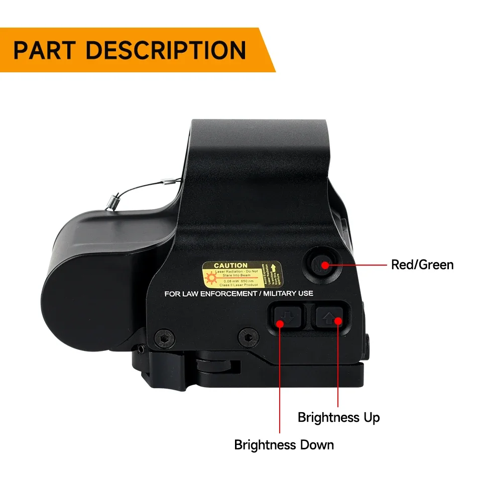 551 552 553 556 558 Reflex Holographic Red Green Dot Sight Compact Riflescopes with 20mm Quick Release Mount, red dot sight,rifle scope,holographic collimator