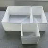 Grey/White/Purple Closet Organizer Boxes New Fabric Art Foldable Box Storage Cabinets Closet Organizer Clothes 3