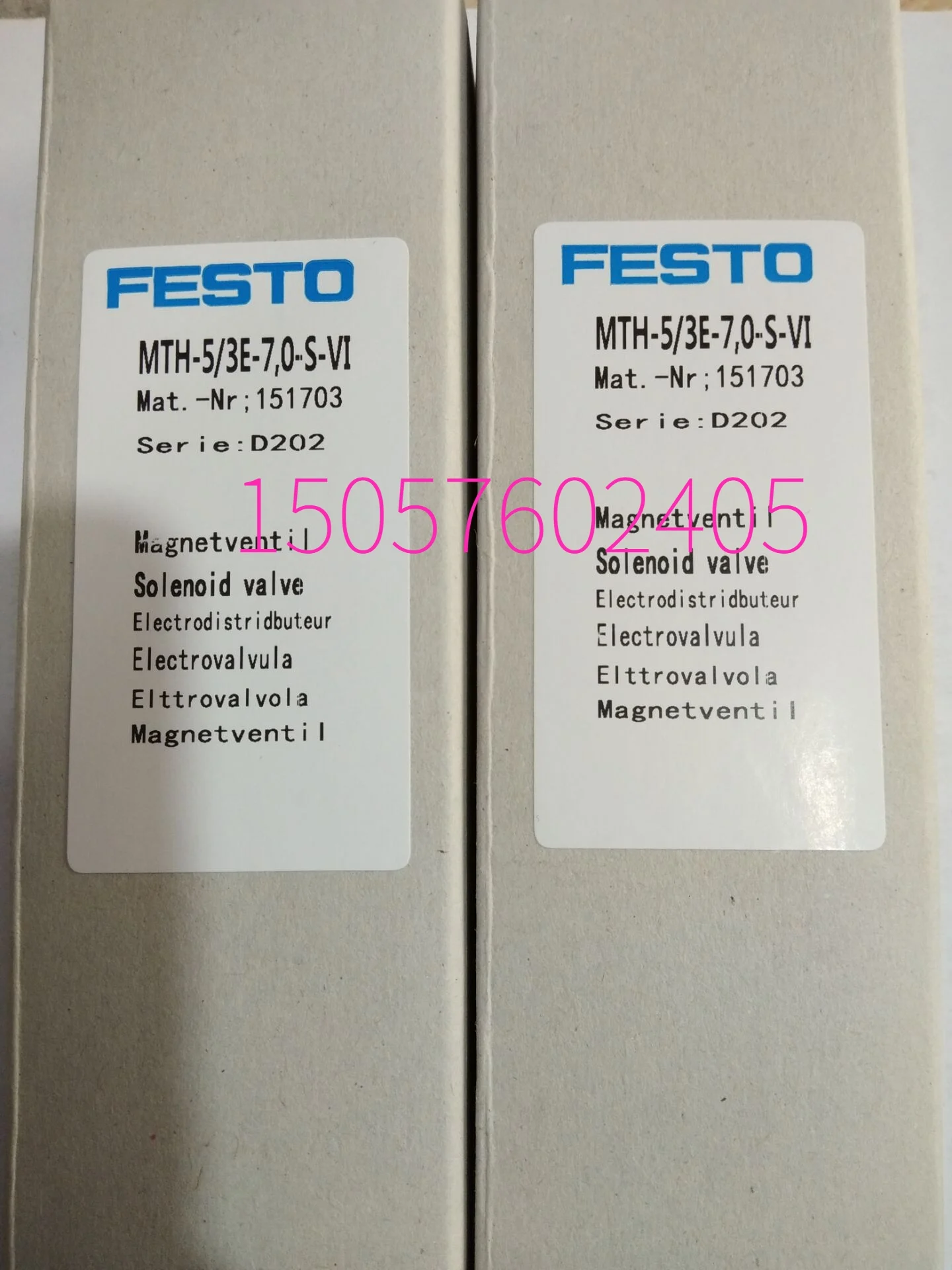 

Festo Solenoid Valve MTH-5/3E-7,0-S-VI 151703 Genuine From Stock