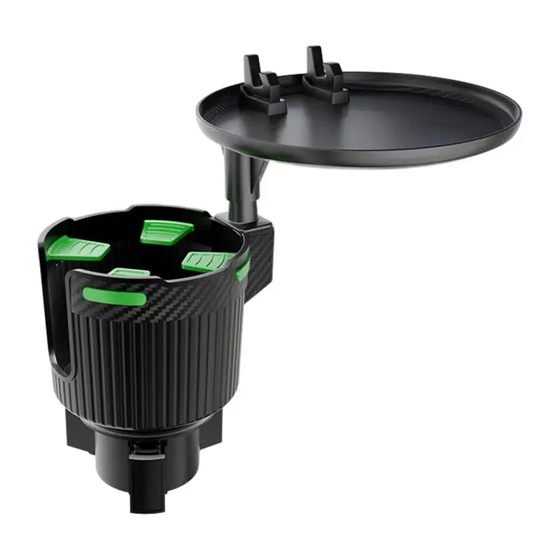 

Car Holder Tray Car Seat Food Tray Food Round Tray Increased Grip Vertical Stripe For Key Snack Water Cup Food
