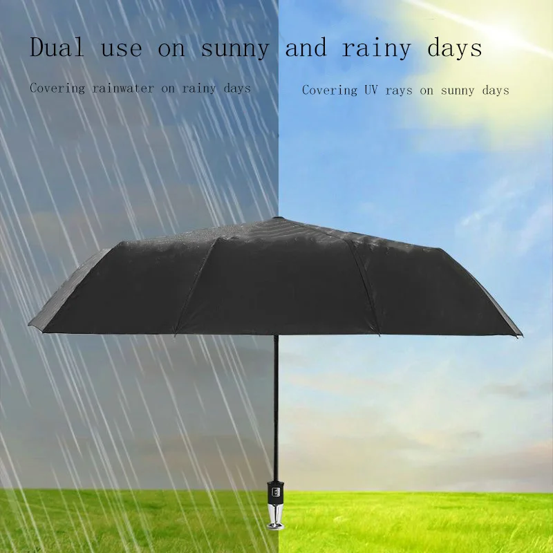 For Mercedes-benz BWM Audi Luxury Car Fully Automatic Folding Three-fold Advertising Business Umbrella