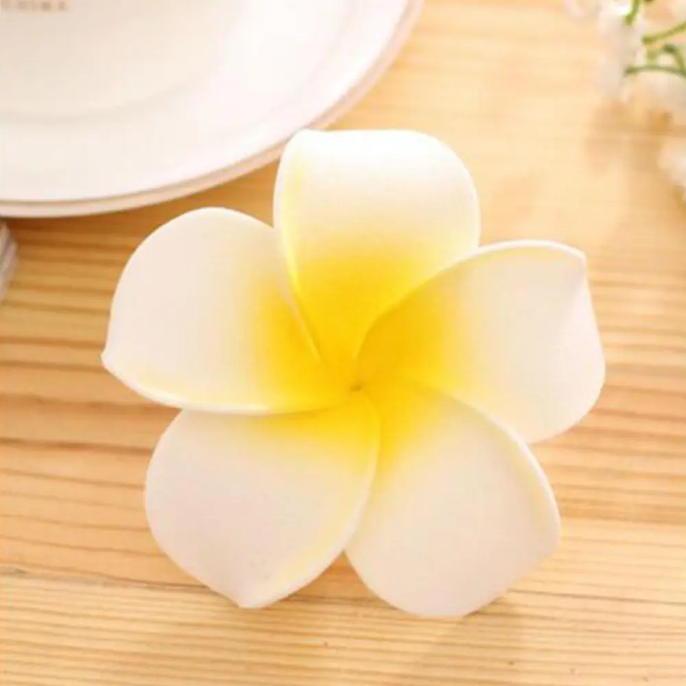 

Charming Foam Flower Plumeria Hawaiian Hair Accessory Hair Clip for Girls/Women Pins