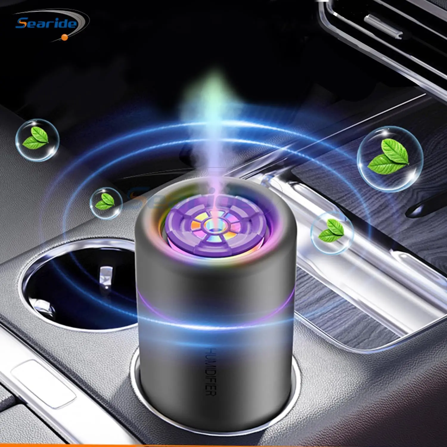 Mini Air Humidifier USB Electric Aroma Essential Oil Diffuser Purifier Aromatherapy Mist Maker Color Lights For Car Home Bedroom 1