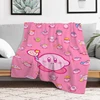 K-Kirbys Cute Cartoon Blanket Kid's Blanket Double Bed Blankets for Decorative Sofa Furry Warm Winter Throw & Throws Fluffy Soft 3