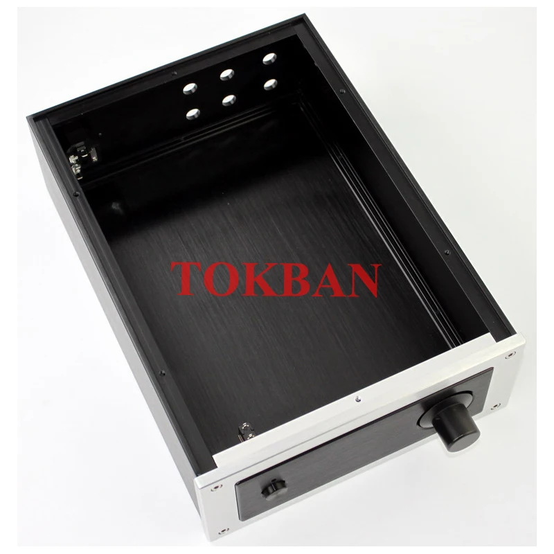 Tokban 오디오 모든 알루미늄 앰프 섀시 인클로저, WA49 218*92*308mm, DIY HIFI 프리앰프 진공관 앰프 케이스 쉘