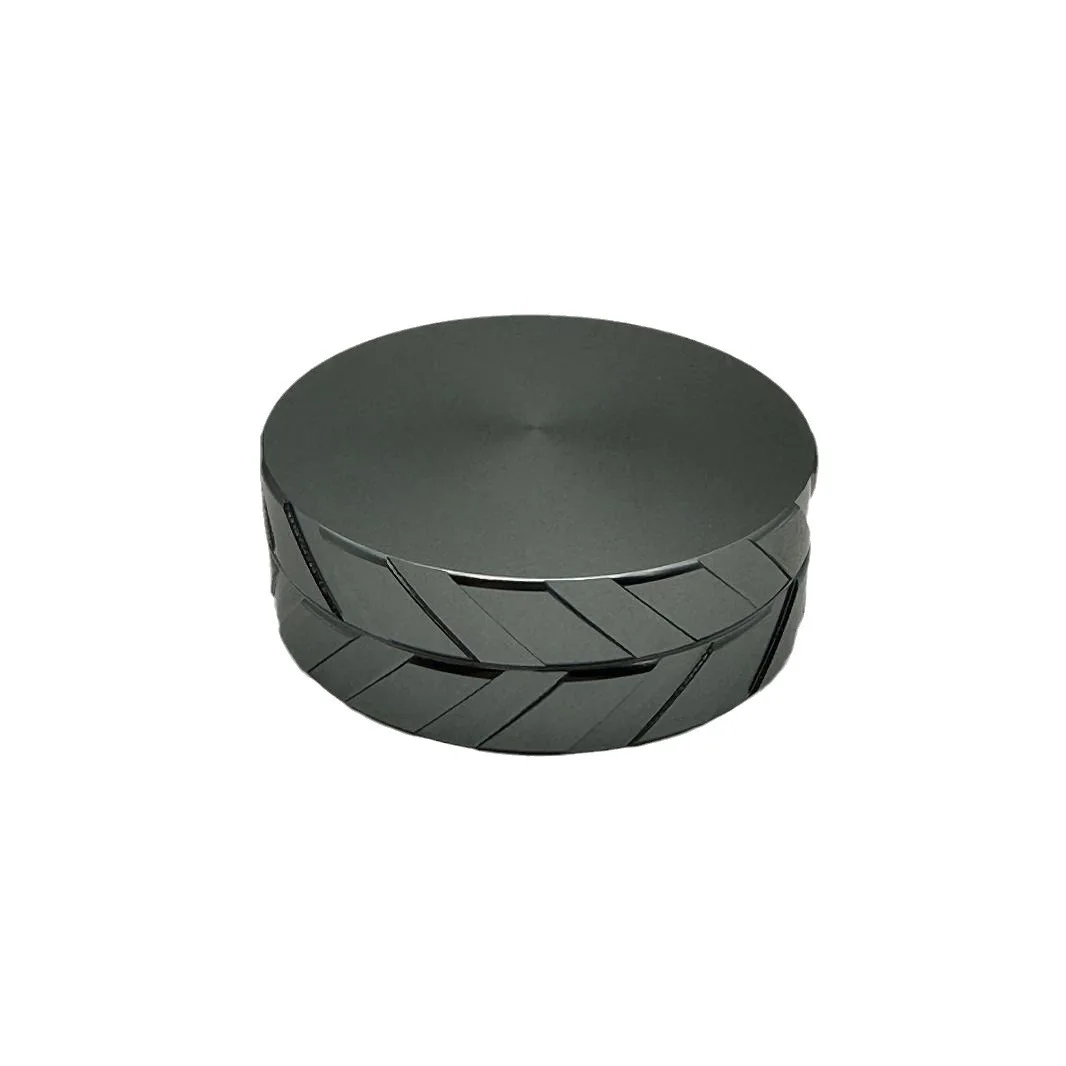 Aluminum CNC Diameter 63MM 2 Layer Tire Seal Shape Roller Smoke Mill Herb Grinder Cartoon Tobacco Grinder Smoking Accessories 4