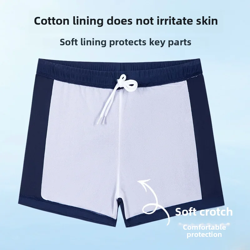Professional Children's Swimming Trunks Unique Letter Print For Boys Ages 4-12 Swimwear Training Shorts swim trunks swim shorts