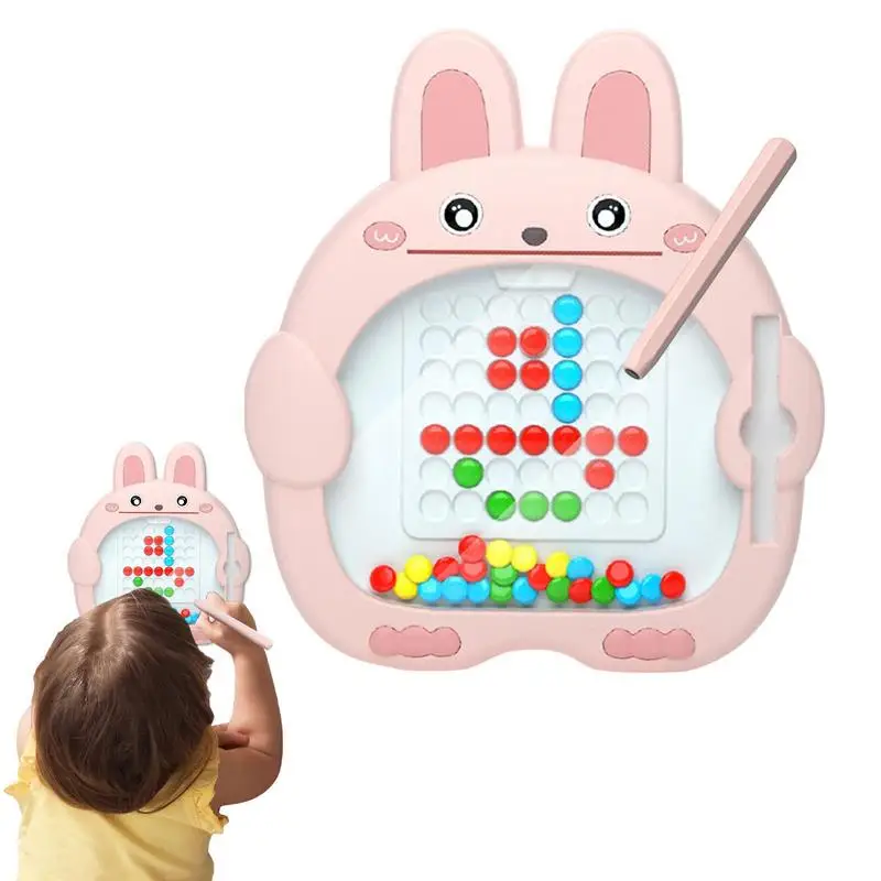 

Magnetic Board Kids Bunny Shape Kids Magnet Art Board Montessori Toy Safe And Harmless Avoid Accidental Swallowing New Year Gift