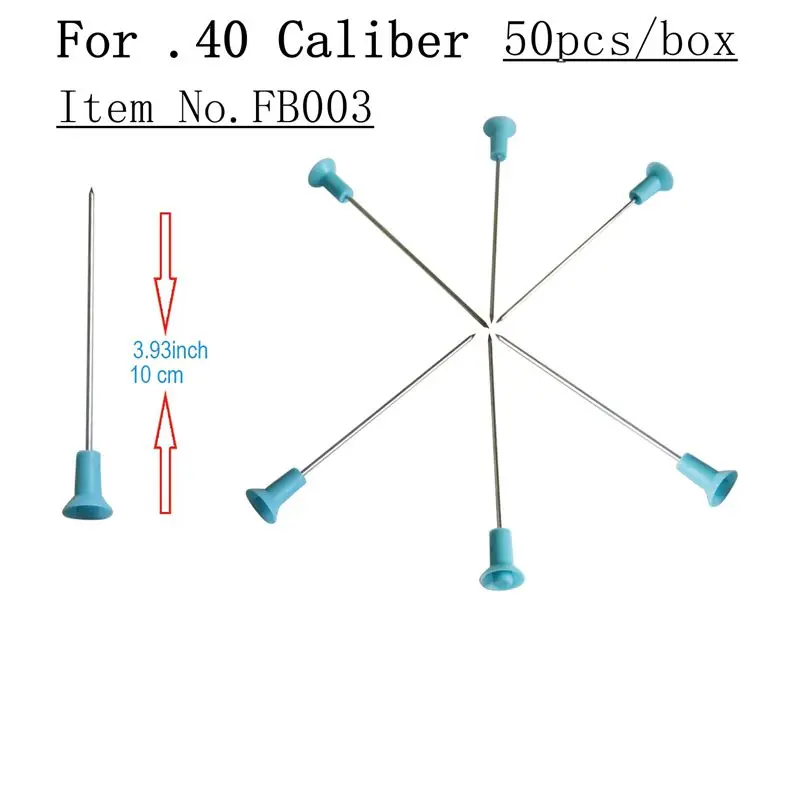 Metal Needle Darts 5.7CM/2.25" 6.5CM/2.56" 10CM/3.93" Metal Needle Darts 50PCs For .40 Caliber Blowpipe