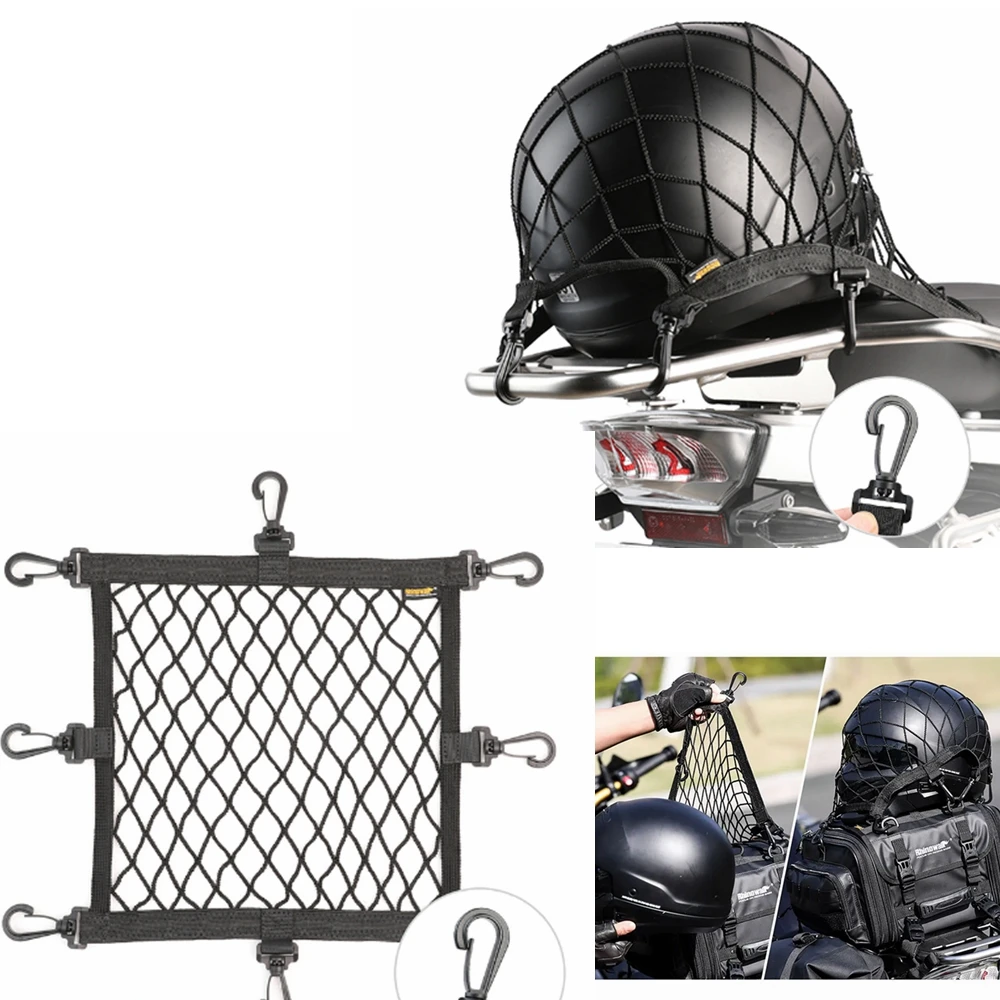 Universal Stretchable Helmet Items Protection Mesh Storage Accessories Net Bag Motorcycle Helmet Storage Duffel Bag Item Net