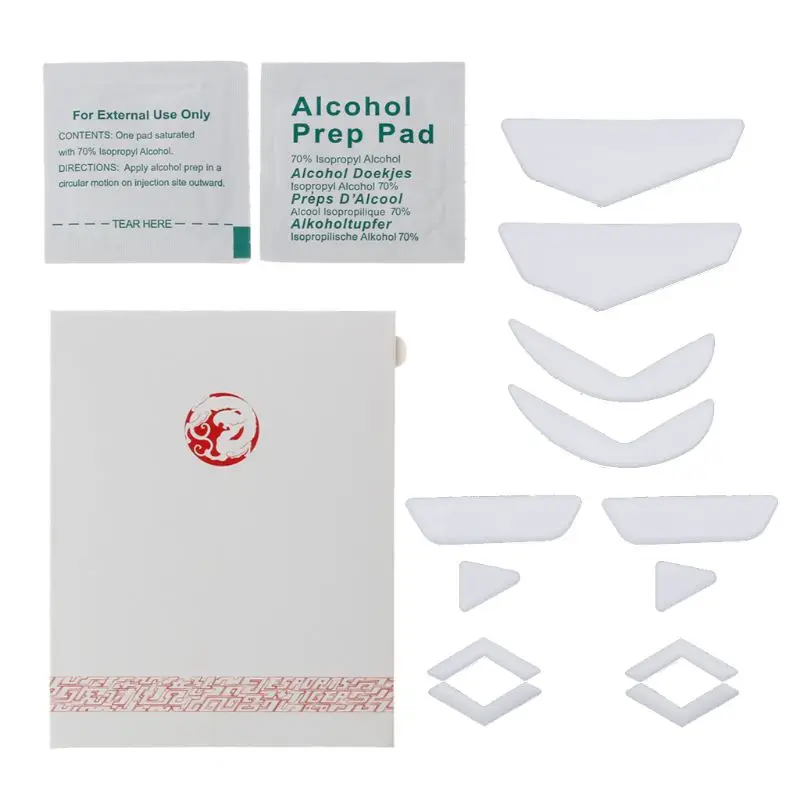 

2 Packs Mouse Feet Mouse Skate Pads Curved Edges for G502