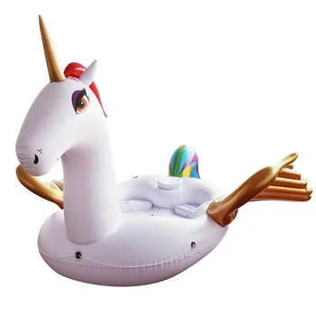 Summer Outdoor PVC Inflatable Unicorn Pool Float And 6-Person Inflatable Boats Water Play Equipment Cheap Ride-ons 1