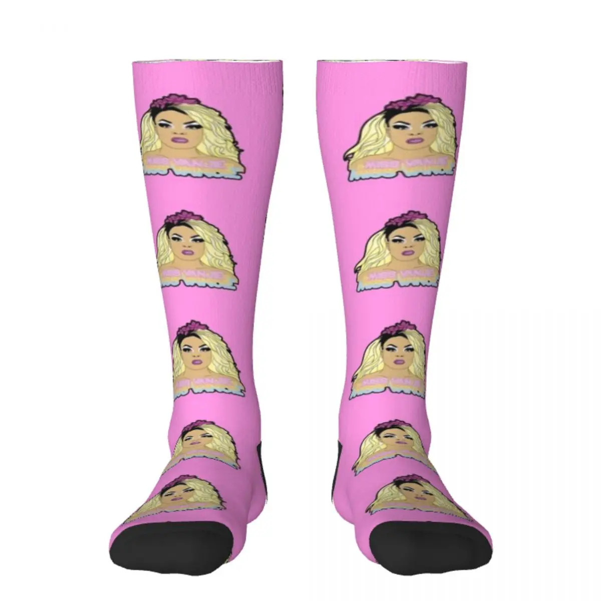

Носки Miss Vanjie, Miss Vanjie, Miss Vaaaaanjiiiiiiieeee модные счастливые компрессионные женские носки мужские