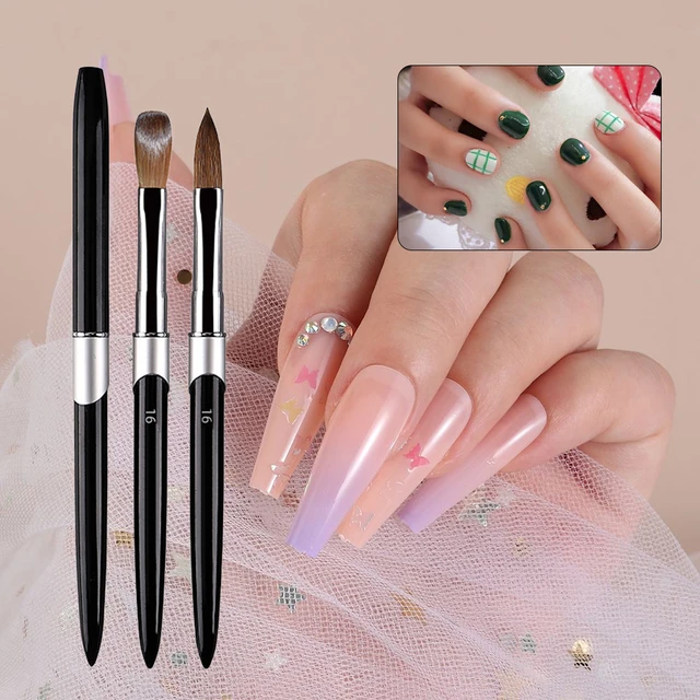 Buy ELDERWAND 20 Pcs Nail Art Brushes, Nail Art Design Painting and Drawing  UV Polish Brush Tool Kit,Dotting Tool, Acrylic Nail Art Design Painting  Tool Pen Polish Nail Brush Set Online at