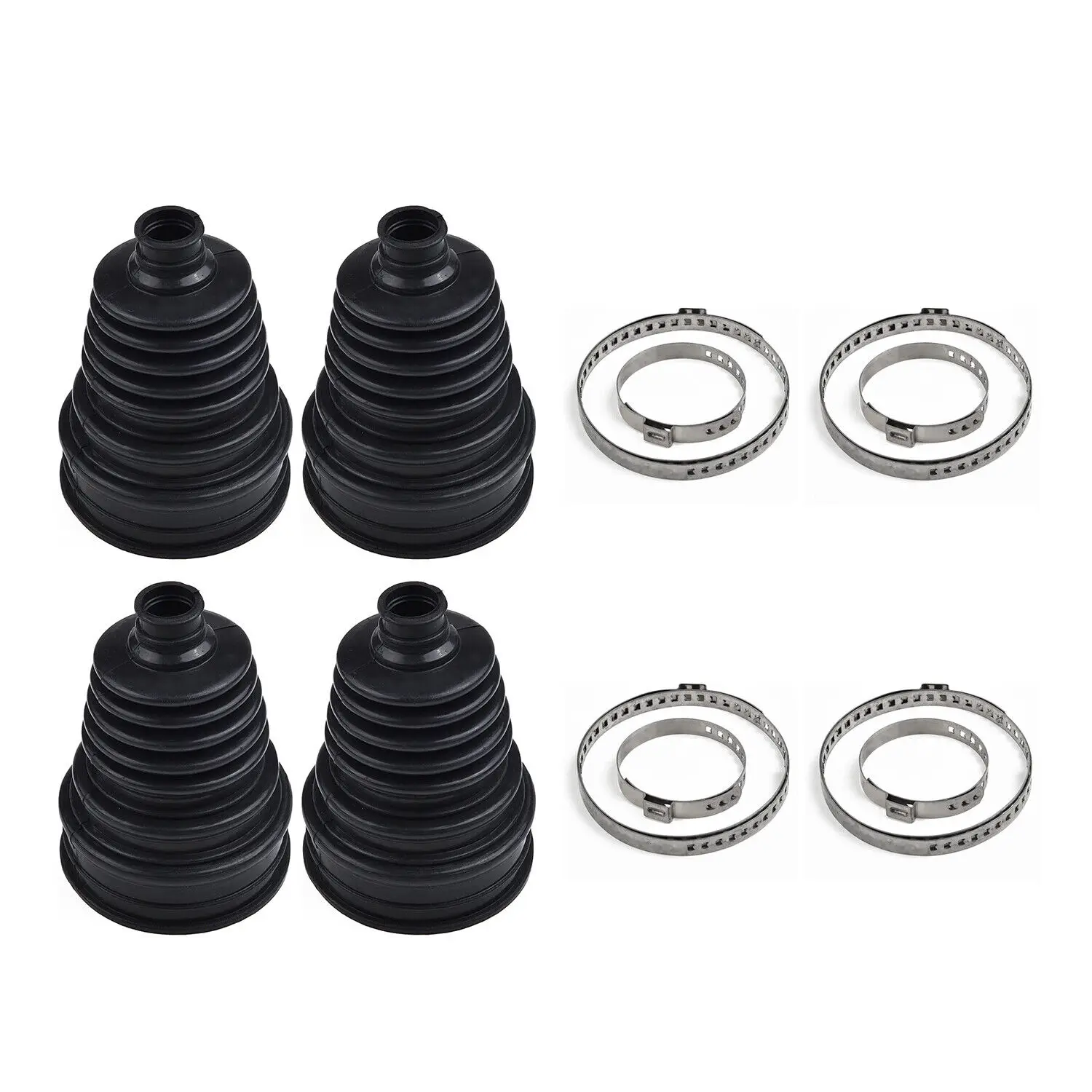 4 stücke Universal Silikon CV Konstante geschwindigkeit Staub Abdeckung Joint Boot Antriebswelle Schwarz Universal Starke Elastizität Autos Werkzeuge – Detail 7