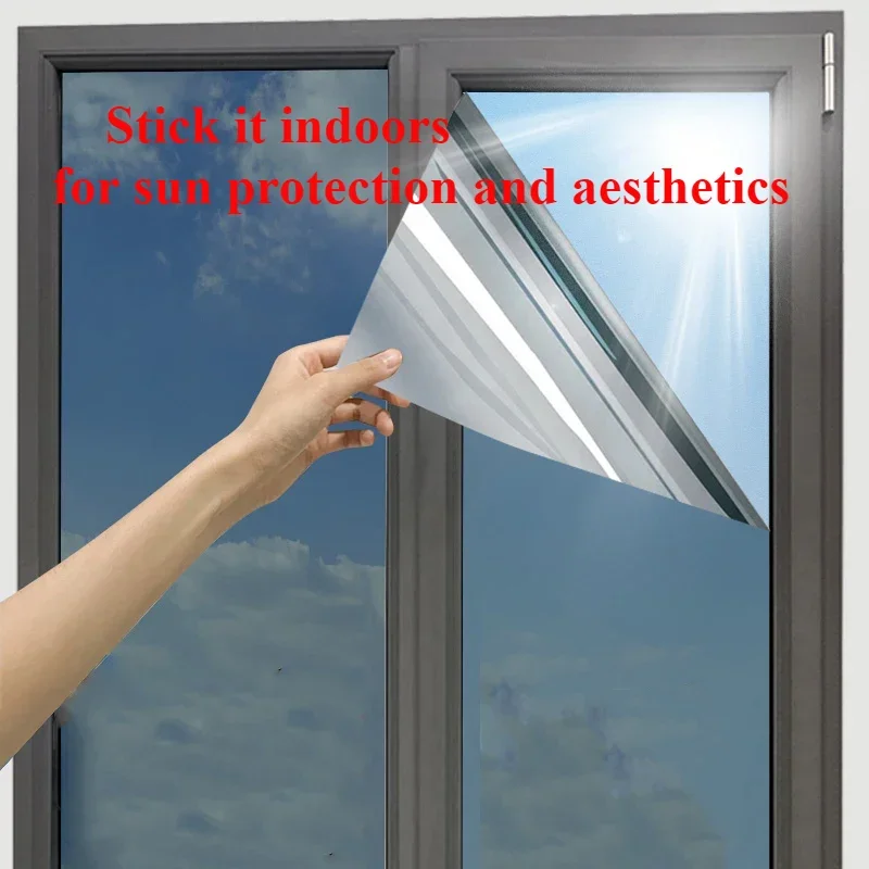 Window Film Window Privacy Film One Way Window Film Mirror Effect Tint Glass Covering