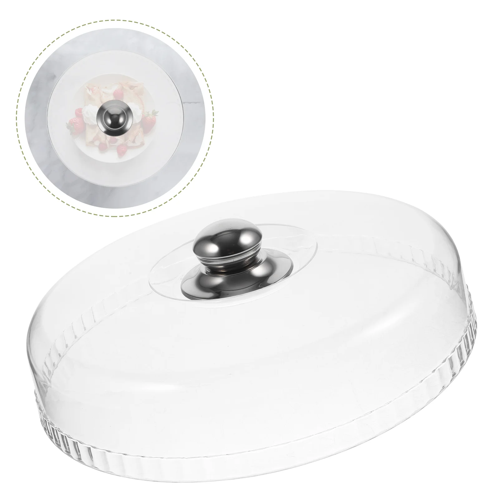 

Clear Cake Dome Food Protective Dome Cake Cover Buffet Cover Home Supplies