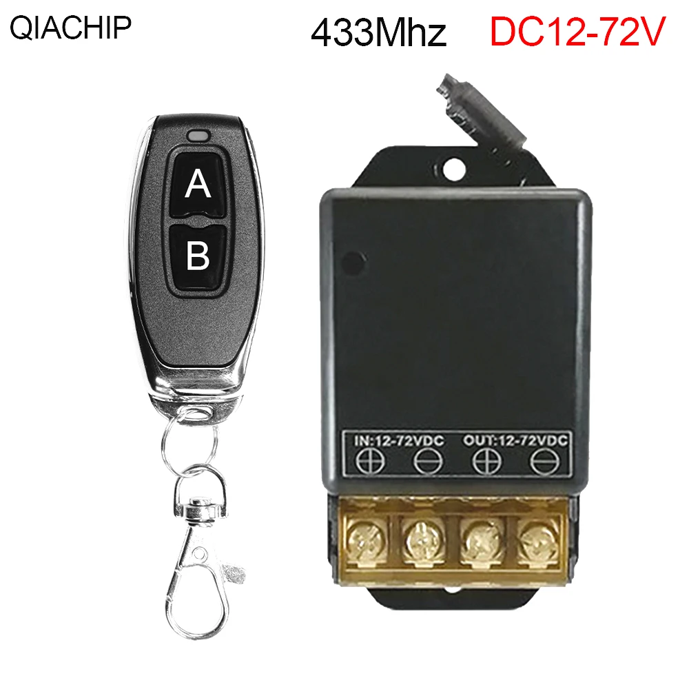 433MHz 12V 24V 72V On/Off Wireless Remote Control Switchs For Electric Appliance - Foto 10
