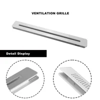 ตะแกรงระบายอากาศ ฝาครอบช่องระบายอากาศสำหรับตู้ขอบหน้าต่างเพื่อป้องกันความชื้น สองด้าน 1