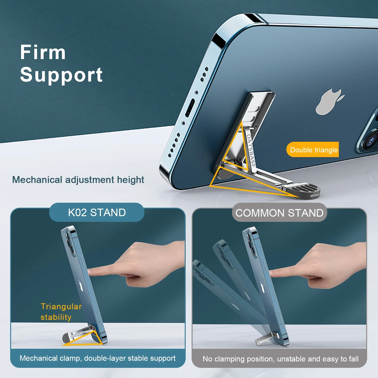 Oatsbasf-suporte Portátil Portátil Invisível Adesivo Antiderrapante Suporte para Notebook Cooling Tablet Leg Macbook Pro Air Ipad Lenovo pc - Imagem 2