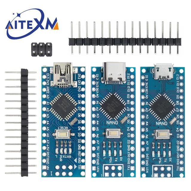 Mini / Type-C / Micro Nano V3.0 With the bootloader compatible Nano 3.0 controller for arduino CH340 USB 16Mhz ATMEGA328P YANXD