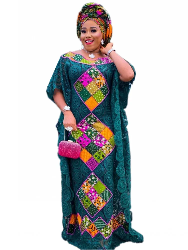 Evening Dress Women Dashiki Diamond African Clothes Robe Marocaine Luxury Dubai Kaftan Abaya Muslim Dress Vetement Big Size