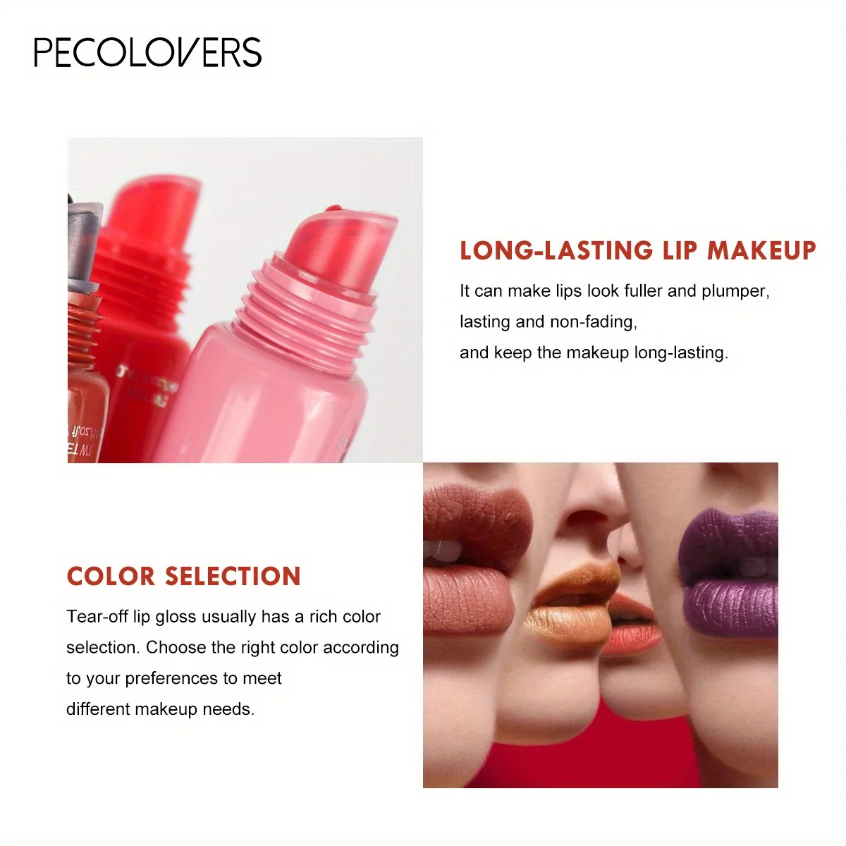 Peel-off Lip Glaze Waterproof Long Lasting Non-stick Cups Matte Red Tear-off Liquid Tattoo Lipsticks Lip Stain Cosmetic 5