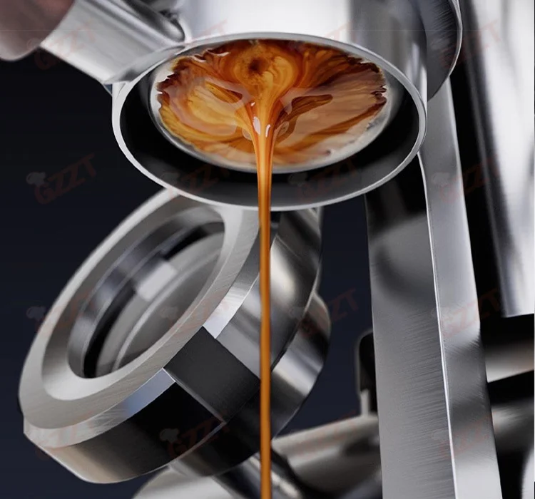 GZZT HPEM-C3S Hand Press Espresso Maker with 9Bar Stepless Pressure & Electric Heating Box Coffee Machine 220V/110V 3