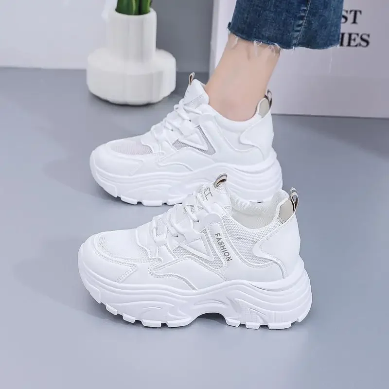 

Height Increasing Insole Dad Shoes Women's Ins Fashion 2 0243 New Summer Tenis Breathable Sports