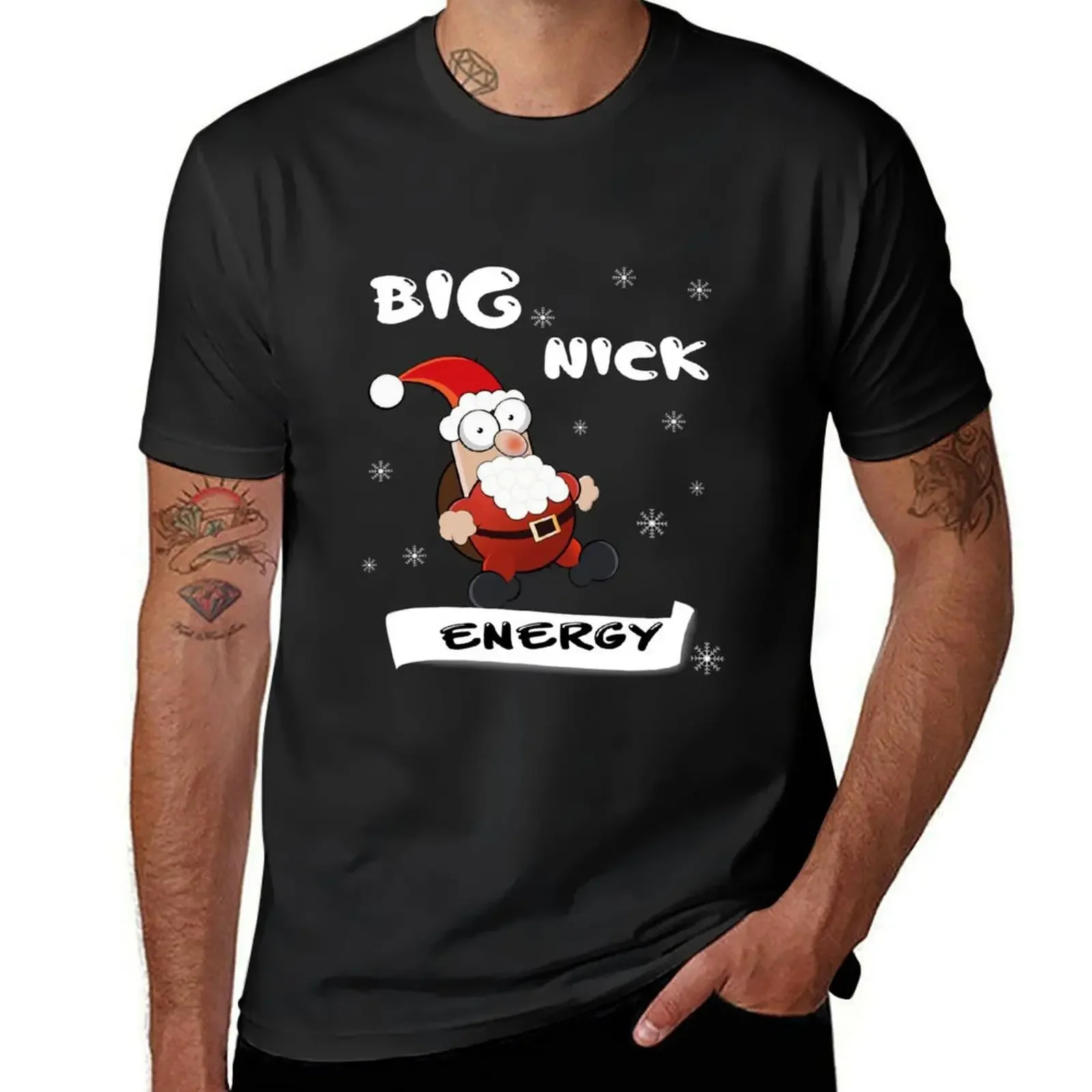 

Big Nick Energy SANTA T-shirt plus sizes funnys men clothes