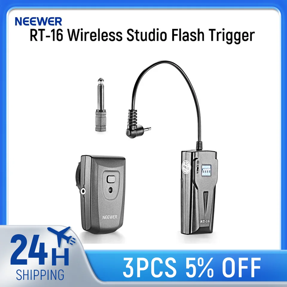 Neewer 16 kanalen RT-16 Draadloze Studio Flash Trigger