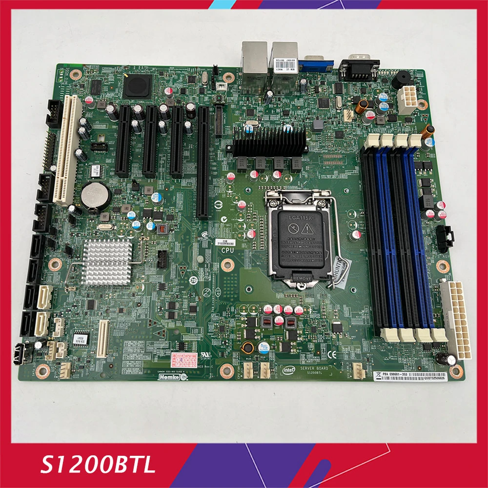Original Server Motherboard For Intel For S1200btl Ecc C216 Lga1155 E3