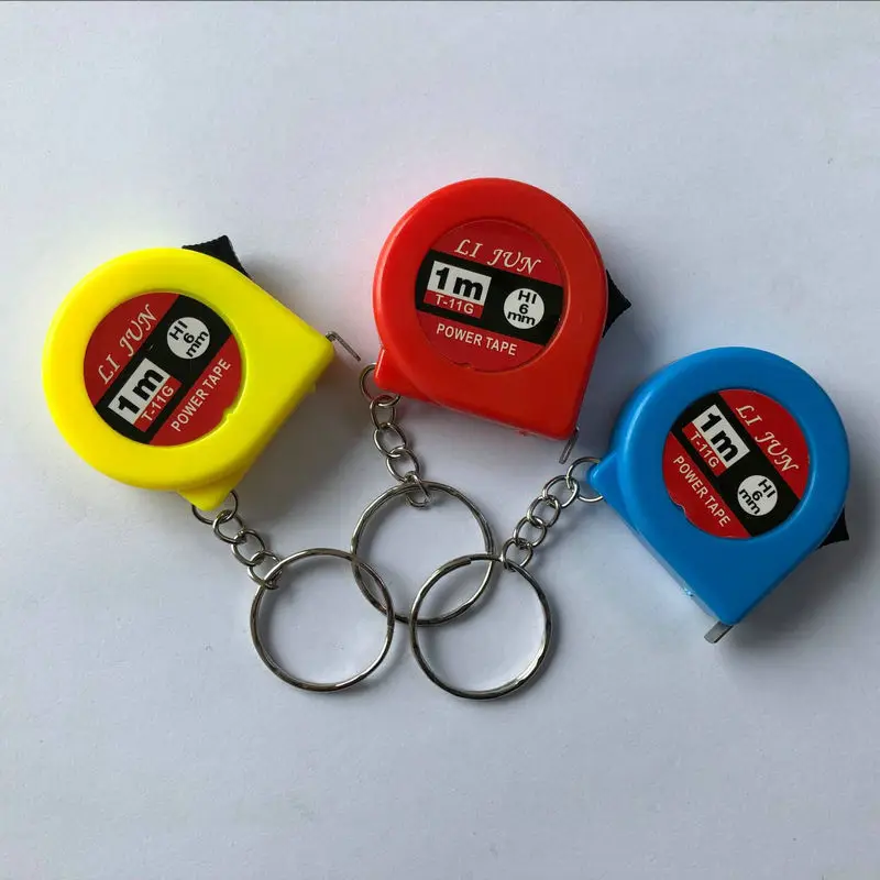 3 Pack Small Tape Measure Keychain Mini Measuring Tape Retractable 6ft 2m  Metric