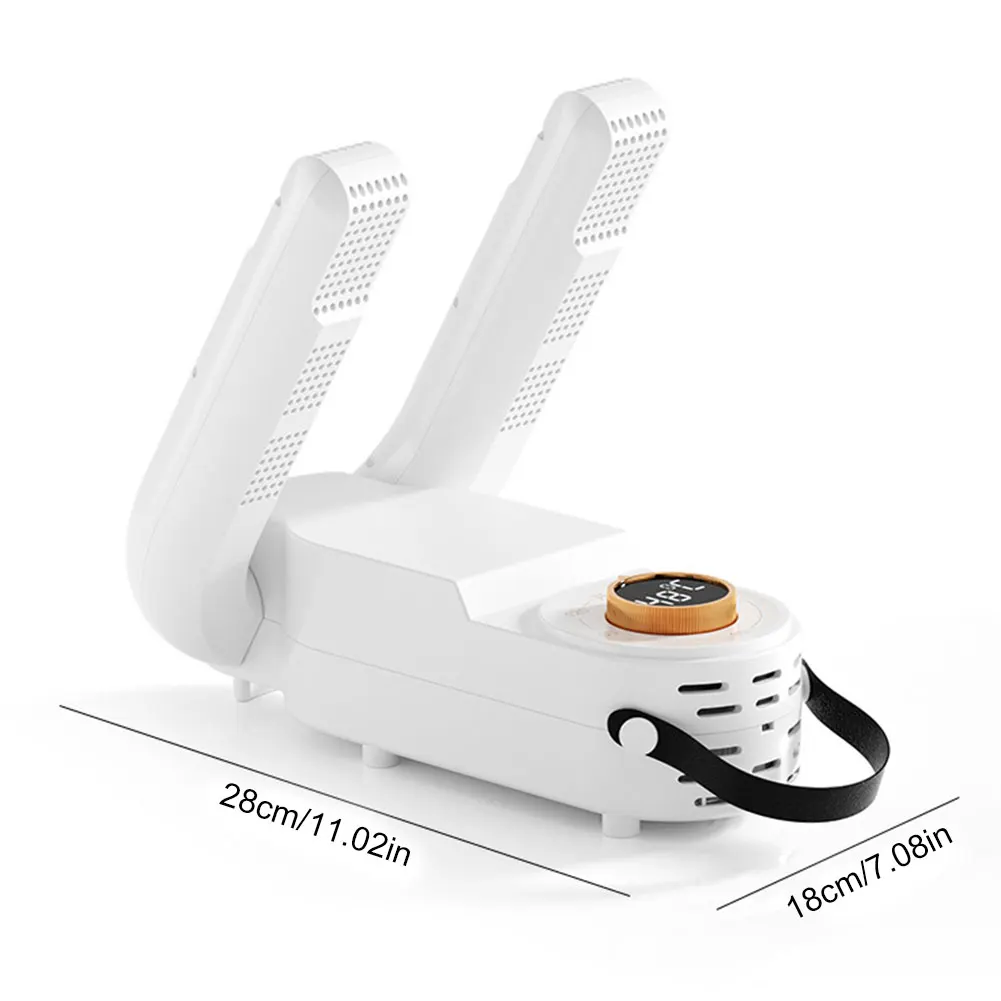 Electric Boot Warmer Dryer Eliminate Odor Portable Shoe Dryer Warmer with Timer and Auto Off Folding Design for Cold Wet Winter 6