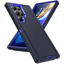 Heavy Duty Shockproof Armor Phone Case - Durable Protective Cover - A13 (SKY BLUE)