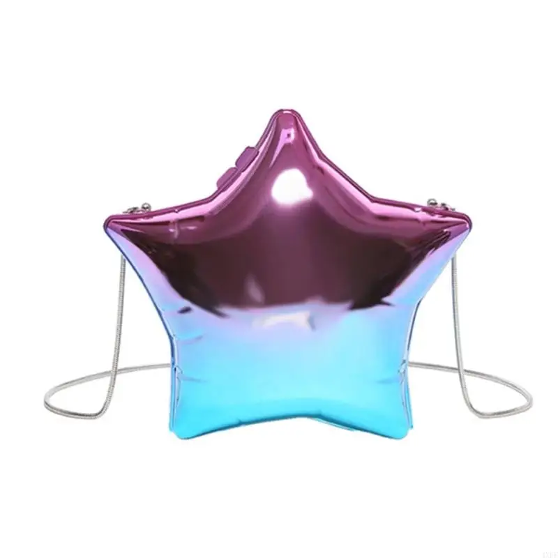 4XFF Women Star Crossbody Bag Bag Acrylic Shoulder Evening