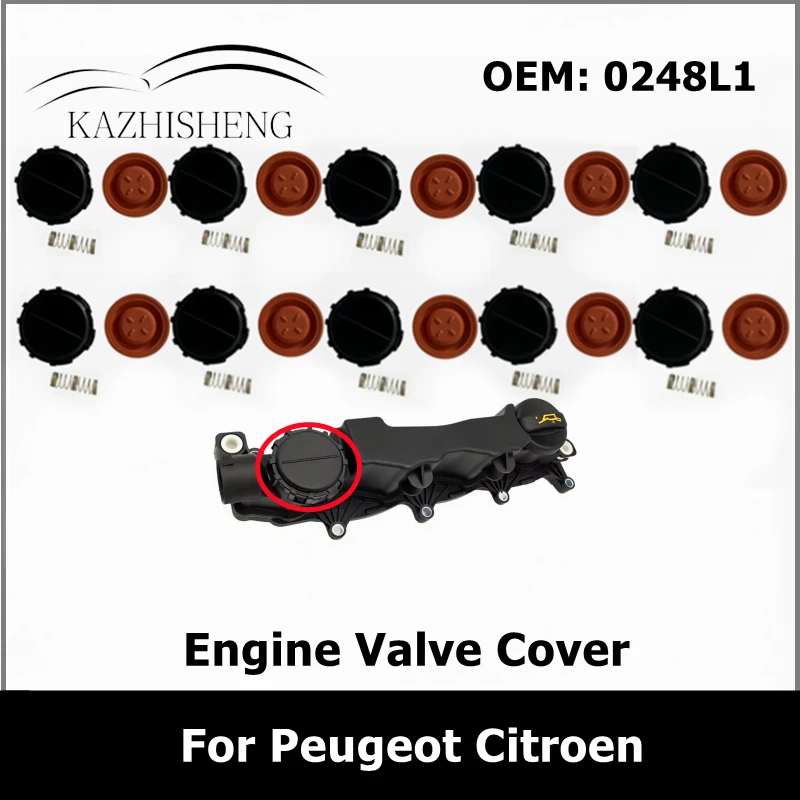 Guarnizione Coperchio Valvole 0248L1 Per 1.6 HDi - Compatibile Con Peugeot 206, 207, 307, 308 E Citroën C2, C3, C4, C5