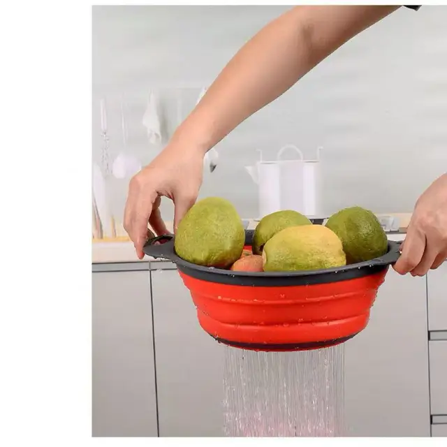 Collapsible Silicone Colander 3