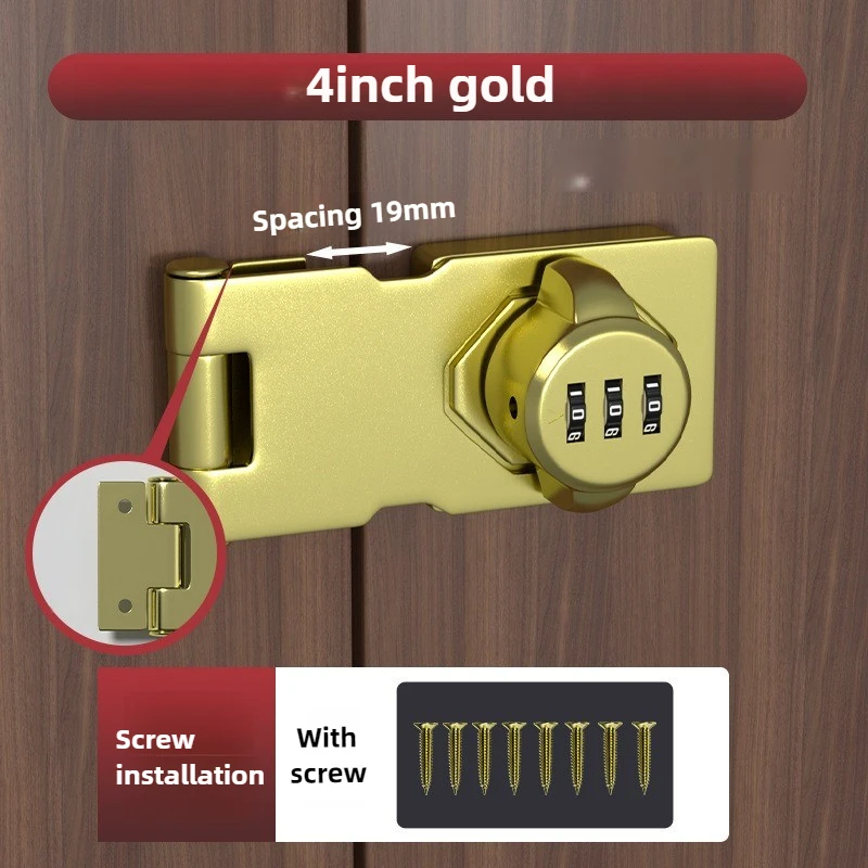Combination Padlock Security Cam Lock Anti-Theft 1000 Group Password Drawer Cabinet 1PCS