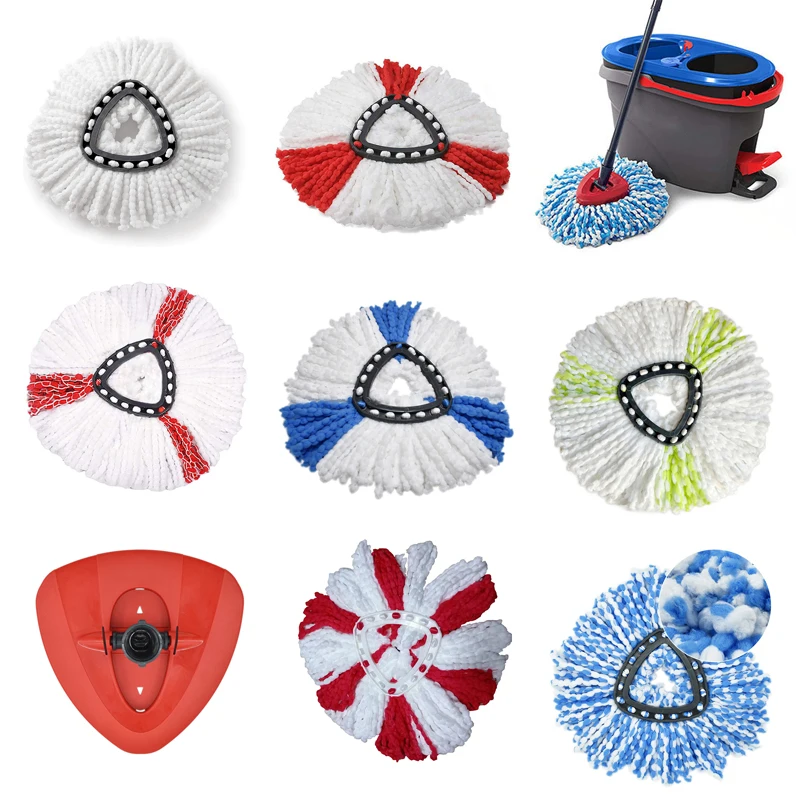 Mop Head Pads Sostituzione Spin Mop Refill Head Panno Per La Pulizia Del Pavimento Pad Per Vileda O-Cedar Strumenti Per La Pulizia Della Casa Accessor