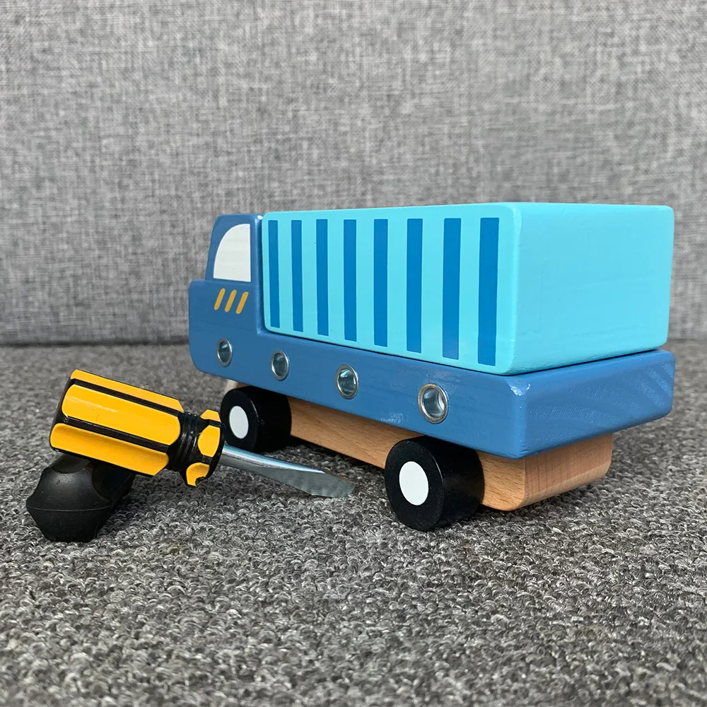 Nut Disassembly Busy Truck Educational Children's Toys Kids Birthday Gift Screw Car Model Screw Boys Creative Tool Assembled Toy 5