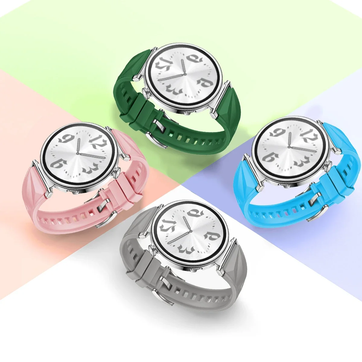 Crystal Patterned Silicone Strap - Official Color Bracelet
