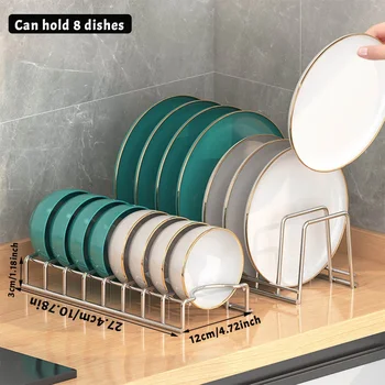 Stainless Steel Dish Organizer Rack 1