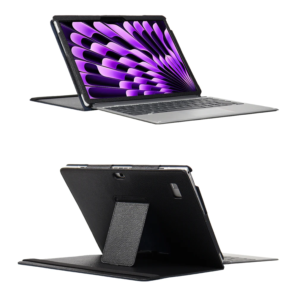 Luxury Litchi Pattern PU Leather Tablet Case with Stand Cover